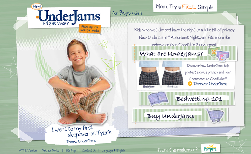 UnderJams Microsite 1