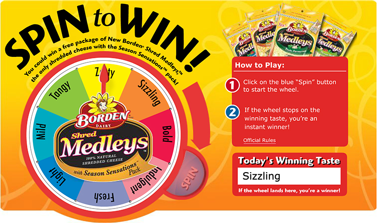 Borden Promotional Flash Game