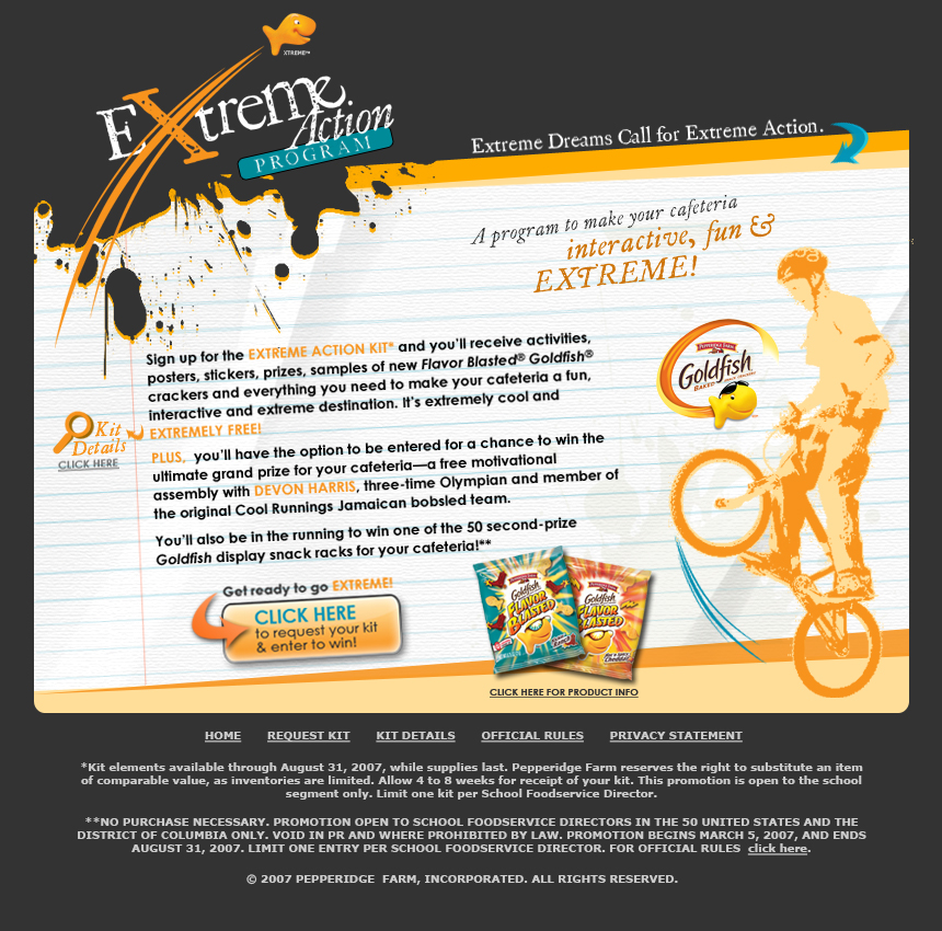 Goldfish Microsite