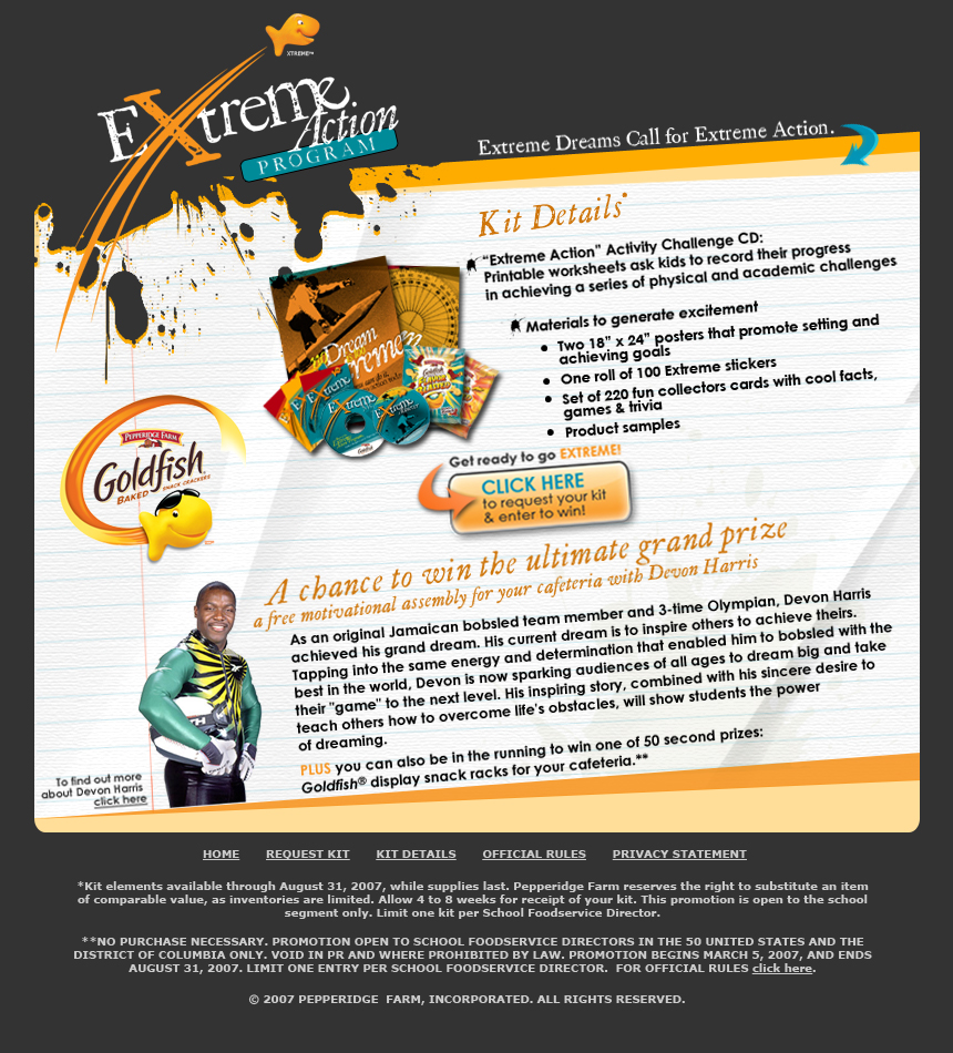 Goldfish Microsite