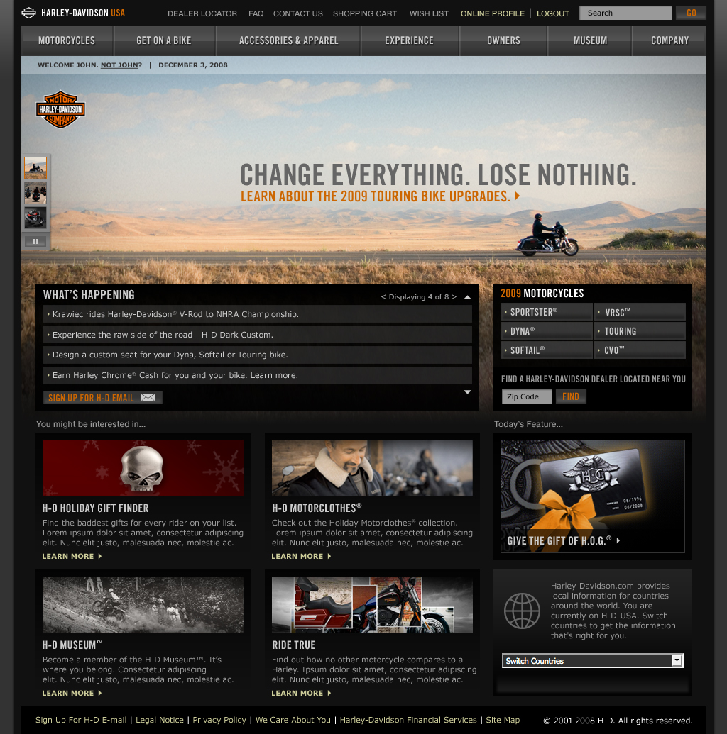 H-D Website Refresh 1