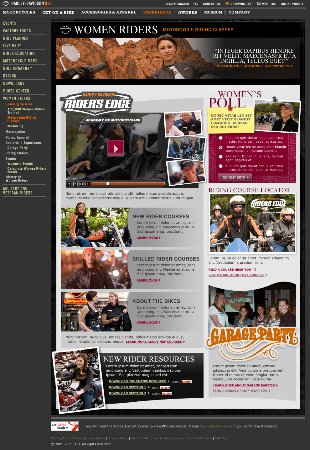 H-D Website Women Riders 2
